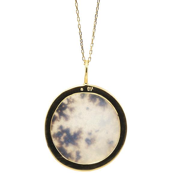 あすつく SV925 イエローメッキ デンドライトアゲート ペンダントトップ |  | 05