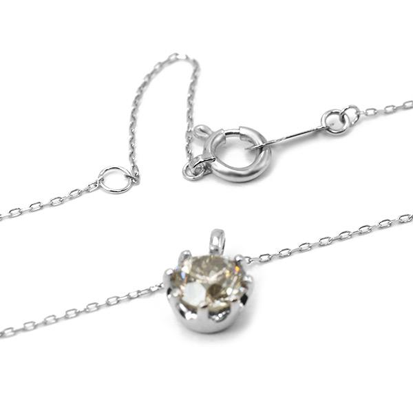 あすつく PT900 5.5mm 0.7ct ブラウンダイヤモンド ミルクラウン