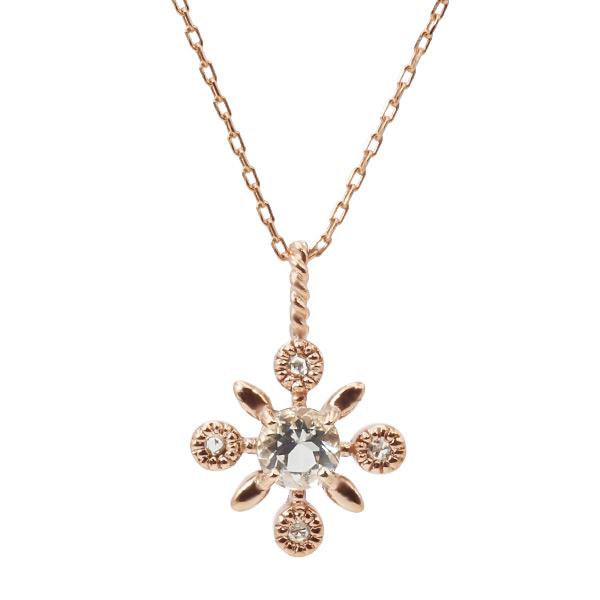 UV蛍光 スカポライト ローズカットダイヤ ペンダントトップ リフレクション PT900 K18 K10対応 |  | 01