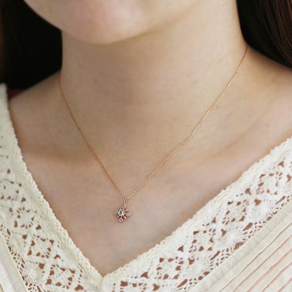 UV蛍光 スカポライト ローズカットダイヤ ペンダントトップ リフレクション PT900 K18 K10対応 |  | 05