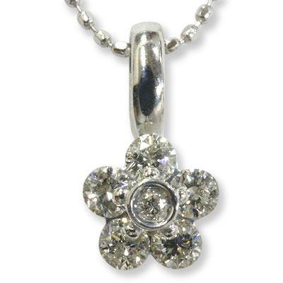 詰込福袋 開催 ペンダント ワンサイドセッティングフラワーペンダント