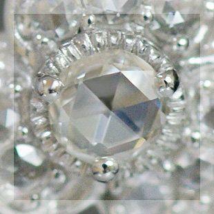 フレグラントレディ ローズカットダイヤモンド ペンダントトップ