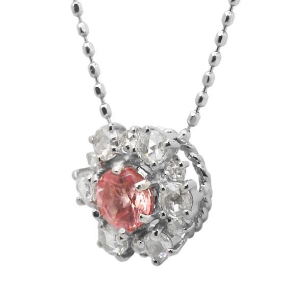 ロードクロサイト ローズカットダイヤモンド ペンダントトップ オッティモ PT900 K18 K10対応 |  | 01