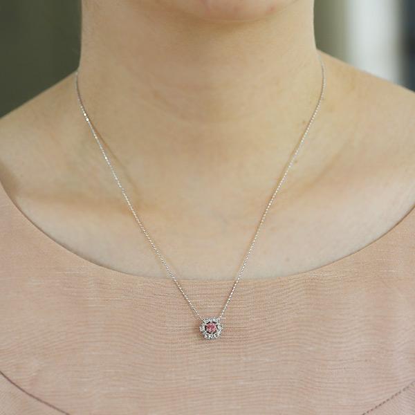 ロードクロサイト ローズカットダイヤモンド ペンダントトップ オッティモ PT900 K18 K10対応 |  | 05