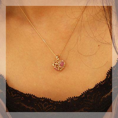 美品】PT900 インペリアルトパーズ 1.73ct ネックレスオレンジピンク