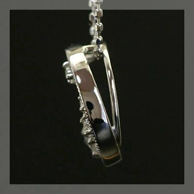 詰込福袋開催中 月モチーフローズカットダイヤペンダントトップ