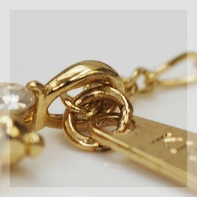 ローズカットダイヤモンド ペンダント チェーン付 チェーンが0.28mm角小豆45cmアジャスターフリー PT900 K18 K10対応  誕生石 4月の画像