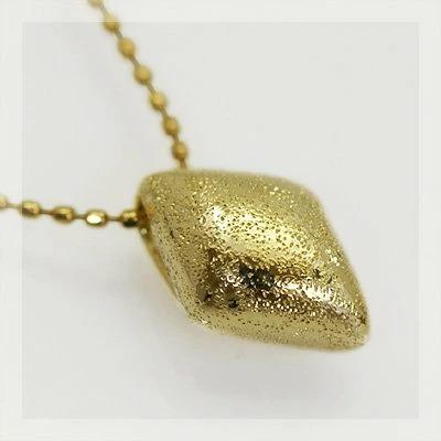 ダイヤモンドダスト”テクスチャーペンダントトップ チェーン無し 誕生石 4月 PT900 K18 K10対応の画像