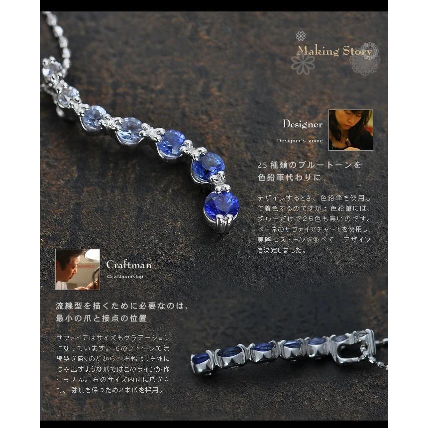 マルチカラーサファイア　ダブルグラデーション　ペンダントトップ　PT900 K18 K10対応の画像