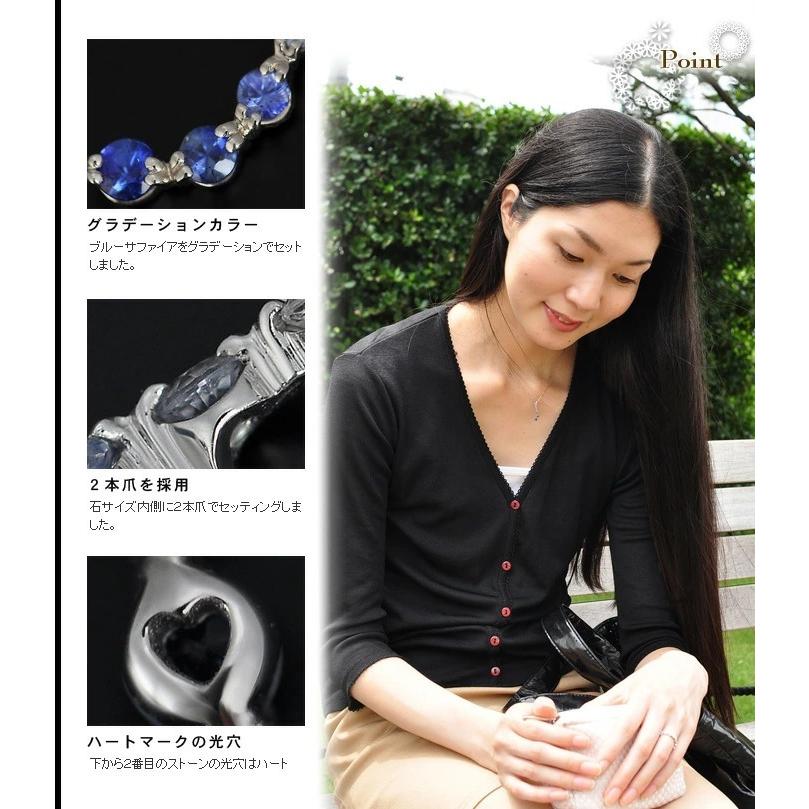 マルチカラーサファイア　ダブルグラデーション　ペンダントトップ　PT900 K18 K10対応の画像