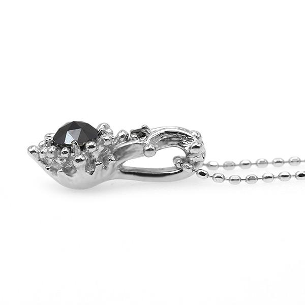 ブラックダイヤモンドローズカット ブラックダイヤモンド ペンダントトップ PT900 K18 K10対応 |  | 03