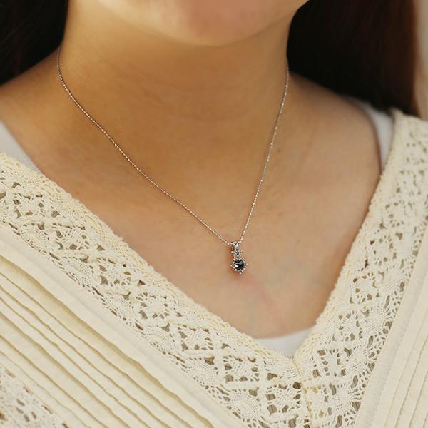 ブラックダイヤモンドローズカット ブラックダイヤモンド ペンダントトップ PT900 K18 K10対応 |  | 05