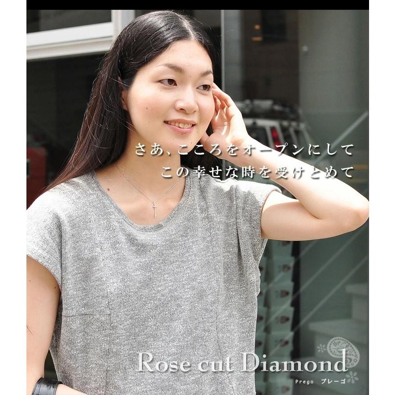 Prego プレーゴ 鍵ペンダントトップ  チェーン無し 誕生石 4月 PT900 K18 K10対応の画像