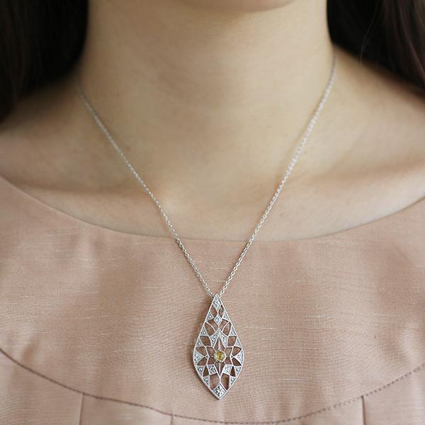 あすつく SV925 選べるマルチカラー ローズカットサファイア ホワイトトパーズ ペンダントトップ アルディート チェーン有無し選択可能 誕生石9月　 |  | 11