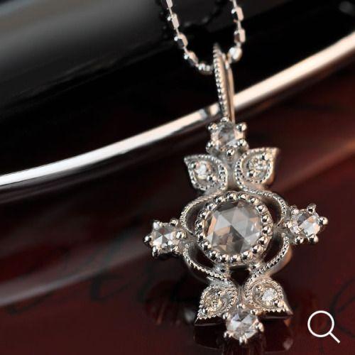 k18 ローズカット　ダイヤ　ペンダントトップ　チャーム k18 ローズカット ダイヤ ペンダントトップ チャーム 楽天市場