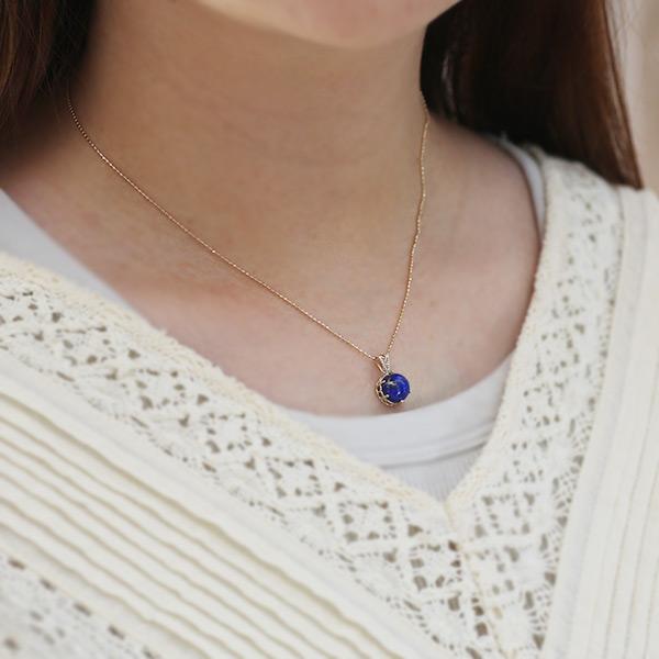 数量限定 8mm ラピスラズリ ペンダントトップ ボンボンクルール PT900 K18 K10対応 |  | 05