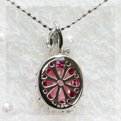 ピンクトルマリン8 10 ペンダントトップ 誕生石 10月 春色ピンク PT900 K18 K10対応の画像