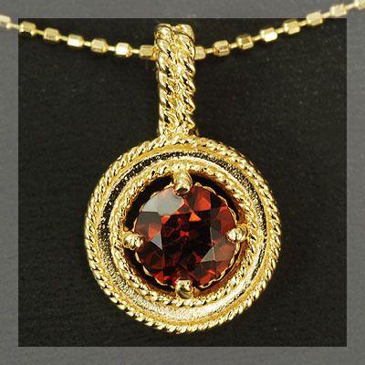 P10％中 アルマンダインガーネット アンティークサークル ペンダントトップ チェーン無し 誕生石 1月 PT900 K18 K10対応 | 