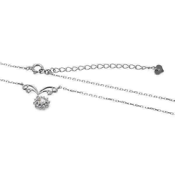 パリュール ローズカットダイヤモンド ペンダント ネックレス チェーン付 PT900 K18 K10対応 |  | 04