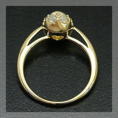 ラブラドライト ロイヤルブルームーン ミルククラウンセッティング 