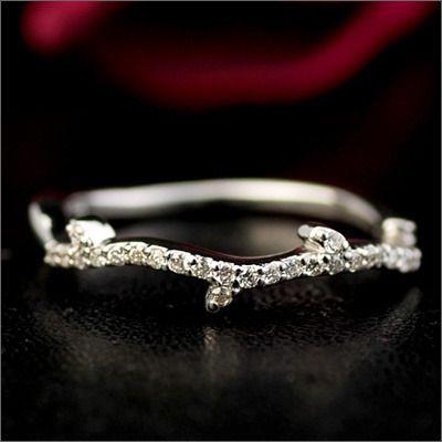 K18ダイヤモンド いばら姫”リング PT900 K18 K10対応 誕生石 4月