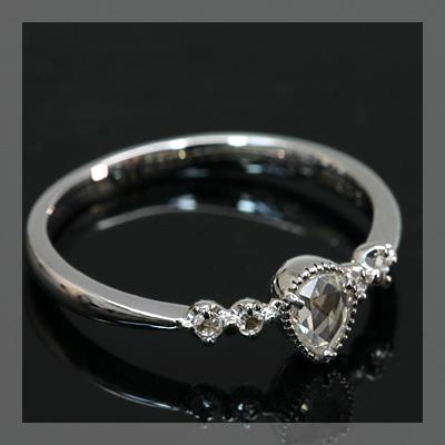 Neo Classical ローズカットダイヤモンド ペアシェイプ ダイヤモンド リング ネオクラシカル PT900 K18 K10対応  誕生石 4月の画像