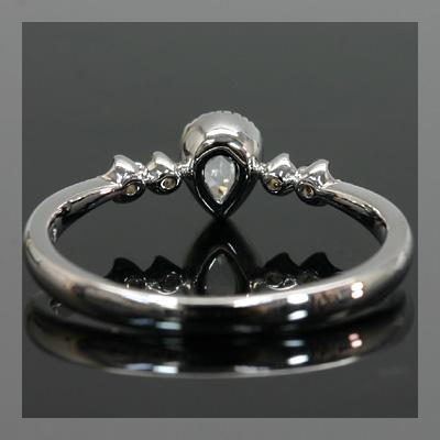 Neo Classical ローズカットダイヤモンド ペアシェイプ ダイヤモンド リング ネオクラシカル PT900 K18 K10対応  誕生石 4月の画像