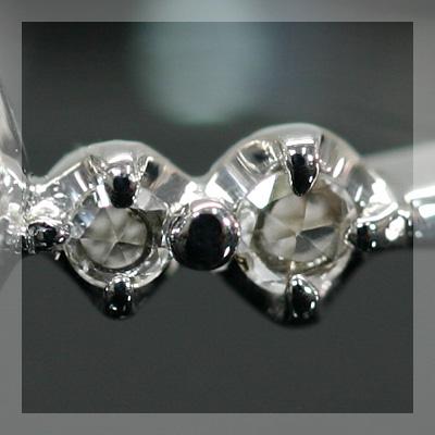 Neo Classical ローズカットダイヤモンド ペアシェイプ ダイヤモンド リング ネオクラシカル PT900 K18 K10対応  誕生石 4月の画像