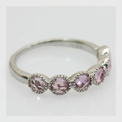 P+10％中 ローズカットピンクサファイアアンティークデザインリング 誕生石 9月 春色ピンク PT900 K18 K10対応 |  | 01