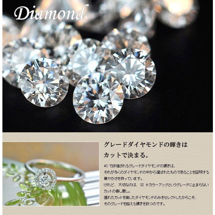 ベーネブリリアント Donare ブリリアントカットダイヤリング 誕生石 4月 PT900 K18 K10対応の画像