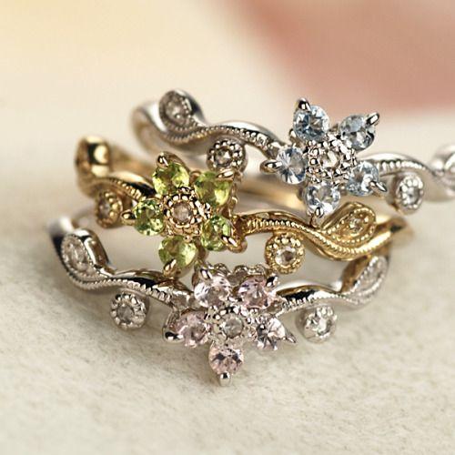 ベーネ・ベーネモルガナイトリング K18PG 数量限定 トップカラー