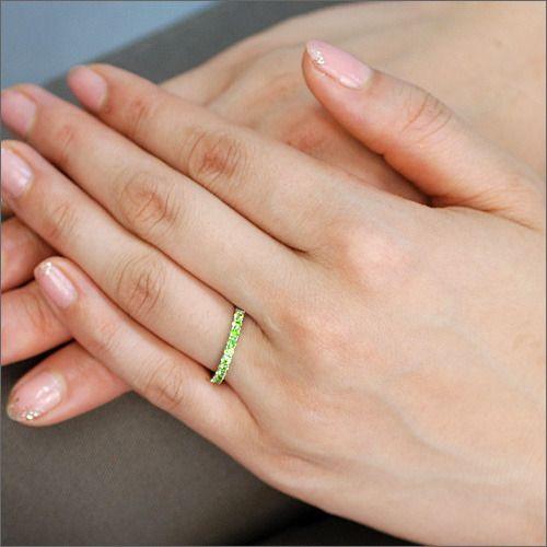 P+10％中 スペシャリー デマントイドガーネット　ストレートリング PT900 K18 K10対応 誕生石 1月 |  | 01