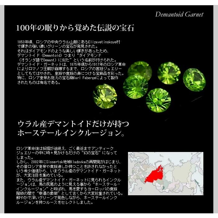 P+10％中 スペシャリー デマントイドガーネット　ストレートリング PT900 K18 K10対応 誕生石 1月 |  | 05