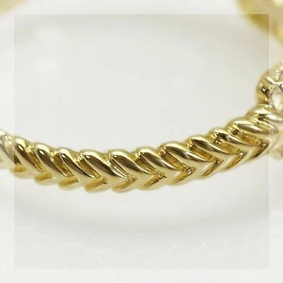 ロードライトガーネット シトリン ペリドット オープンワークリング 誕生石 1月 8月 11月 PT900 K18 K10対応の画像