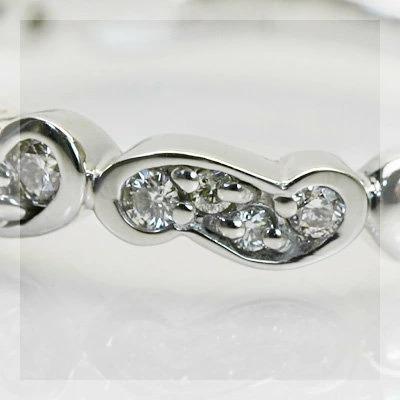 タンザナイト ダイヤモンド リング フルエンテ PT900 K18 K10対応 誕生石 4月 12月の画像
