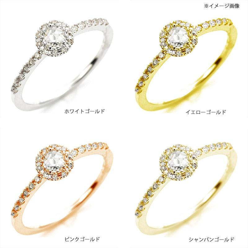 ルネッサンス Renaissance= 再生 ローズカットダイヤ ダイヤモンド リング  PT900 K18 K10対応 誕生石 4月の画像