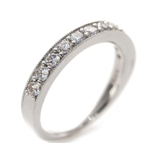 0.5ct ダイヤモンドリング 煌きクラシカル プラチナ900製 王道