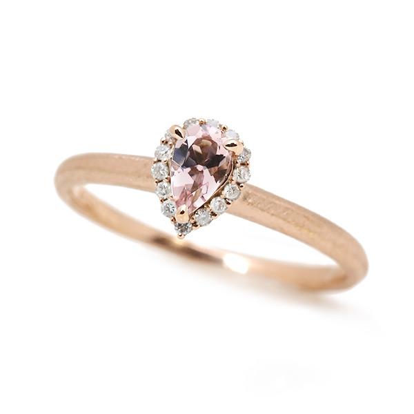 トップカラーモルガナイト ダイヤモンド リング ルイ 指輪 PT900 K18 K10対応 誕生石4月 |  | 01