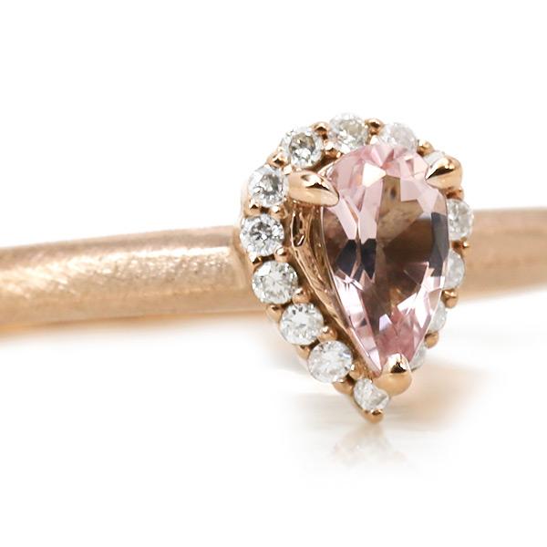 トップカラーモルガナイト ダイヤモンド リング ルイ 指輪 PT900 K18 K10対応 誕生石4月 |  | 02