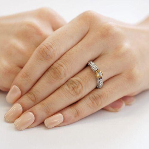 ポイント10％中 インペリアルトパーズ ローズカットダイヤモンド