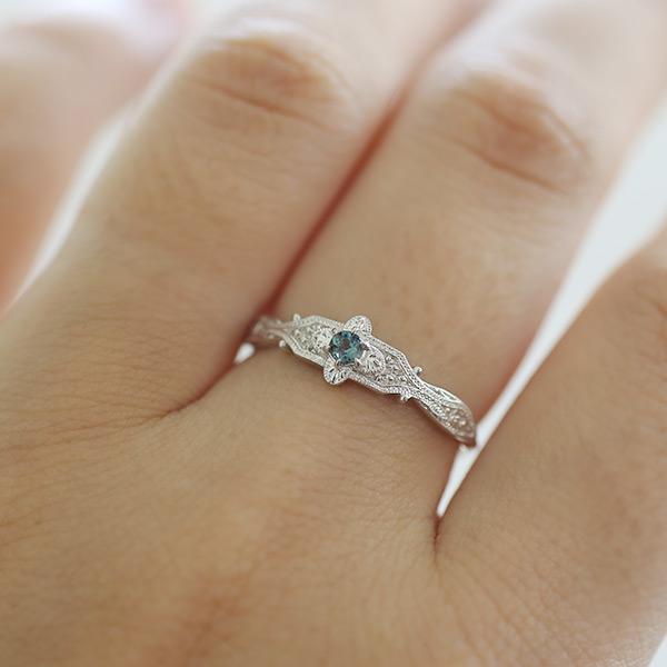 アレキサンドライト リング ナスカ 指輪 PT900 K18 K10対応 誕生石6月 |  | 05