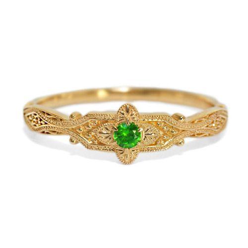 P+10％中 デマントイドガーネットリング ナスカ PT900 K18 K10対応 誕生石 1月 |  | 03