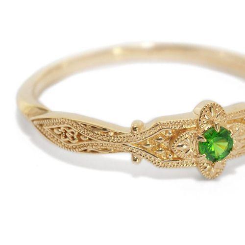 P+10％中 デマントイドガーネットリング ナスカ PT900 K18 K10対応 誕生石 1月 |  | 05