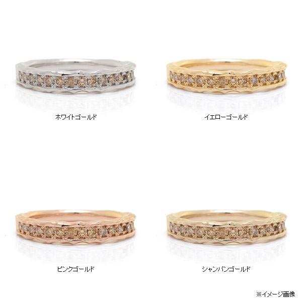 桜ブラウンダイヤモンドリング アース PT900 K18 K10対応 誕生石 4月 |  | 05