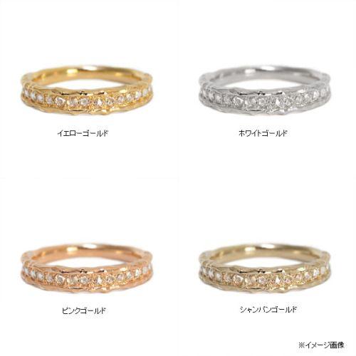 ローズカットダイヤモンドリング アース　PT900 K18 K10対応 誕生石 4月の画像