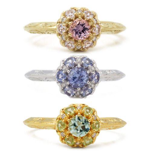 バレエコレクション カラーストーンリング チュチュ  PT900 K18 K10対応 グリーンベリル仕様はホワイトゴールド不可 |  | 02