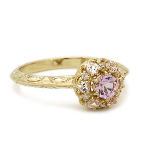 バレエコレクション カラーストーンリング チュチュ  PT900 K18 K10対応 グリーンベリル仕様はホワイトゴールド不可 |  | 04