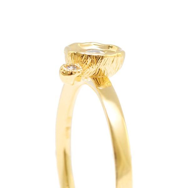 MYTHOS series HIKARI Rosecut diamond Diamond ring 光 ローズカット ダイヤ リング　 PT900 K18 K10対応  誕生石 4月の画像