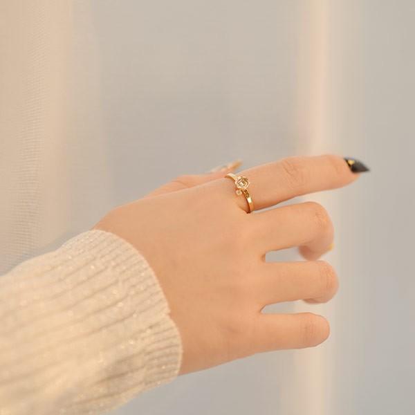 MYTHOS series HIKARI Rosecut diamond Diamond ring 光 ローズカット ダイヤ リング　 PT900 K18 K10対応  誕生石 4月の画像