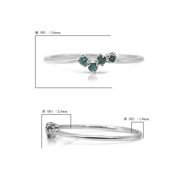 新作先行販売20%OFF アレキサンドライト リング Beat 0-19号 PT900 K18 K10対応 誕生石6月 6/29迄 ￥54230→￥43384税込 割引対象外の画像